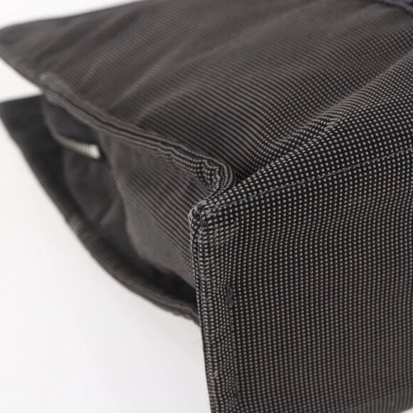 HERMES Her Line MM Hand Bag Canvas Gray Auth - Picture 8 of 16